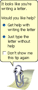 Settle down, Clippy.