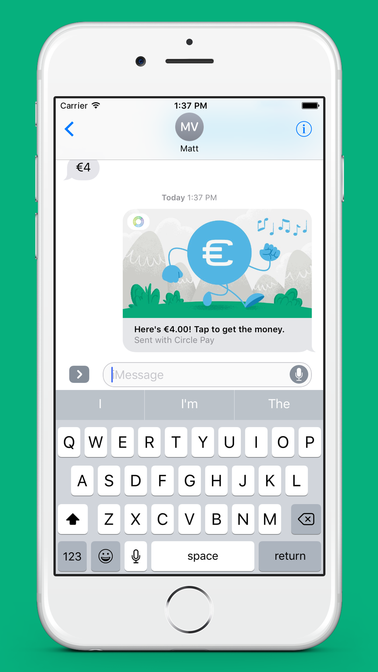 Money messages on the move! Illustrated by yours truly for Circle Pay.